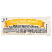 Portion Pac Buttermilk Ranch Packets Dressing Single Serve, 12 Gram, 200 Per