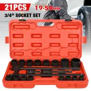 21PCS 3/4" Drive Deep Impact Socket Set