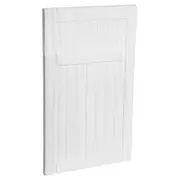 Kaboodle 450mm Provincial White Country Vinyl 1 Door / 1 Drawer Panel