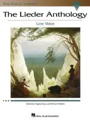 The Lieder Anthology for Low Voice Classical German Vocal Sheet Music Book