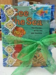 Wonder Book I See the Sea Junk Journal Handmade