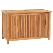 Wooden Outdoor Storage Box With Lining Garden Tool Cushion Chest Trunk Furniture