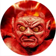 Slipmat Scratch Pad Felt for 12" Turntable LP DJ Record Player GARGOYLE FLAMED