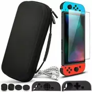 Wellead Nintendo Switch Case NEW and SEALED Black Deluxe EVA Nylon Material