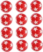 Parliky 12Pcs Footballs for Tabletop Soccer Game Replaceable Foosball Balls Compatible with Standard Table Football Accessories Compact Design for Enhanced Gameplay