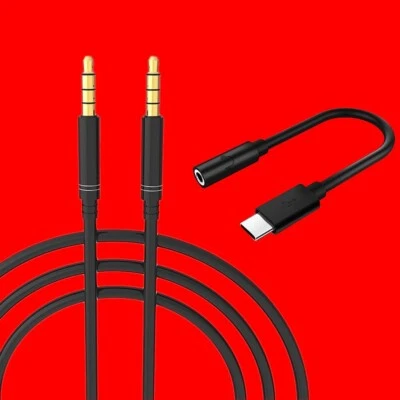 Type-C USB to 3.5mm Jack Audio Adapter Cable f Samsung Galaxy S23+ SM-S916U US