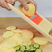 Potato Chips Slicer Cutter Waffle Grid French Fries Slice Maker Stainless Steel