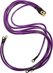 MOLUCKFU 5pcs Stereo Audio Interconnect Cables Subwoofer Cable Set Wire Long Length Audio Cable for Speaker System