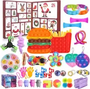 Fidget Advent Calendar 2024, 24 Days of Surprises Fidget Toys Box, Christmas ...