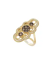 Le Vian Deco Estate 14K 0.89 ct. tw. Diamond Half-Eternity Cocktail Ring