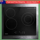 Devanti 60cm Electric Ceramic Cooktop 4 Burner Touch Control 5200W Built-In Hob