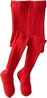 [Jefferies Socks] Little Girls' Cable Tight