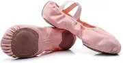 [WRITWAA] Ballet Dance Shoes Cross Elastic Band for Adult Lightweight Elastic Slippers for Yoga Gymnastics Size 39