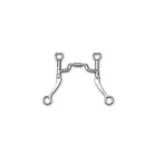 Myler 7 Flat Shank Med Wide Port Comfort Snaffle