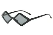 Women Modern Fashion Geometric Diamond Shape Sunglasses