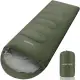 【日本代購】HAWK GEAR 耐寒-10度 防水 露營 信封型睡袋 綠色