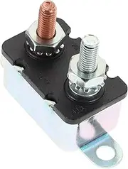 OSOLADY Vehicle Current Protector Switches Kit The Switch Breaker Switch Automotive Circuit Air Circuit Breaker Fuse Adapter for Car Manual Reset Circuit Breaker Switch Ac Adapter Metal