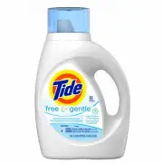 Liquid Laundry Detergent, Free & Gentle, 32 Loads, 46-oz. 41823