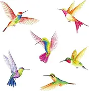 BASHOM BA-4002 Hummingbirds Wall Stickers Wall Decals Peel and Stick Removable Wall Stickers for Kids Nursery Bedroom Living Room