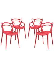 Modway Entangled Dining Chairs Set