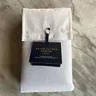 Ralph Lauren RL LINEN SOLID - True Pale Sky Blue Set of 2 KING Pillowcases $215