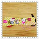 ♥小公主日本精品♥HELLO KITTY 304不銹鋼餐具組筷子湯匙附收納袋潛水布收納袋黃色姊妹系列 11803201