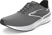 [Brooks] Men's Hyperion Gts Trainers, Gunmetal Black White, 44.5 EU
