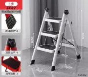 STEEL FRAME WIDE TREAD STEP LADDER FOLDABLE 3/4 STEP LADDER PLANT STAND LADDER