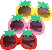 CATIEBYE Toddler Sunglasses Baby Glasses 3pcs Cartoon Pineapple Decor for Boys and Girls Celebrations