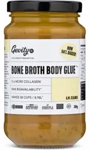 Gevity Rx Bone Broth Body Glue A.M Cleanse G/F 390g