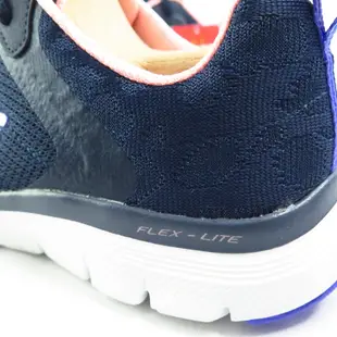 Skechers FLEX APPEAL 4.0 女款 健走鞋 寬楦 149580WNVMT 深藍【iSport愛運動】