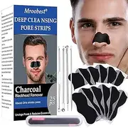 Blackhead Strips, Nosestripes Blackheads, Pore Strips, Anti Blackhead Nose Strips, Removing Blackheads and Impurities, Pore Strips for Blackheads, Plus Tool for Removing Blackheads, 25 Nose Strips