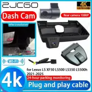 4K 2160P Wifi DVR Dash Cam Camera for Lexus LS XF50 LS500 LS350 LS500h 2021-2025