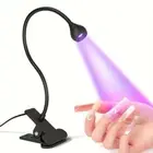 Gooseneck UV Curing Light USB LED Nail Lamp Mini UV Light Dryer Gel Polish