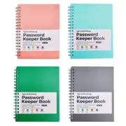 Password Keeper Book with Alphabetical Tabs Spirals Notebook for Students