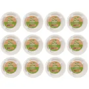 12x 6pc Ecomade 3-Compartment Plate Durable Reusable Tableware Use 23cm