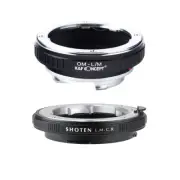 Adapter OM-CR for OLYPMUS OM mount lens to CANON EOS RF R5 R6 Mount Camera