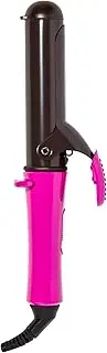 Eva NYC Healthy Heat Mini Hair Curler, 1.1-Inch Curling Iron for Short Hair & Long Hair Ceramic-Plated Hair Wand, Small Curling Iron with Far-Infrared Heat, Travel Curling Iron with Bag, Moondust