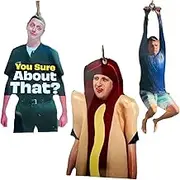 I Think You Should Leave Merch, Tim Robinson Ornament, Funny Wall Ornament, Zipline Meme, Ideal for Robinson Movie Lovers Christmas Tree Ornament