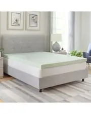 GeoPEDIC 3in Green Tea Infused Memory Foam Mattress Topper