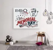LOVELY BBQ TASTY POSTERS high quality Canvas painting Home decor