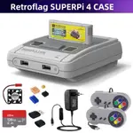 RETROFLAG SUPERPI 4 保護殼適用於 RASPBERRY PI 4B 帶墨盒安全關機重置外殼盒,適用於