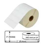 1Rolls 3"x1" Direct Shipping Labels For Zebra LP-2844 LP-3642 2000 labels P/R