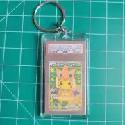 Pikachu Wearing Charizard Poncho 208/XY-P PSA 10 Promo Pokemon Keychain