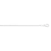 Silver 19cm Polished Wheat Bracelet