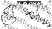 New Spring, disc brake pad for LEXUS TOYOTA TOYOTA (FAW):LX,LX II,MACHO,PRADO
