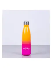 Lazy Dayz Daily Drink Bottle 500ml Orange Pink Ombre