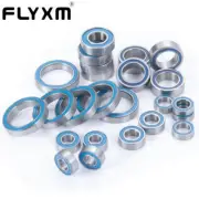 24Pcs Complete Blue Ball Bearings Kit for 1:8 RC Crawler Axial Yeti XL Upgrade