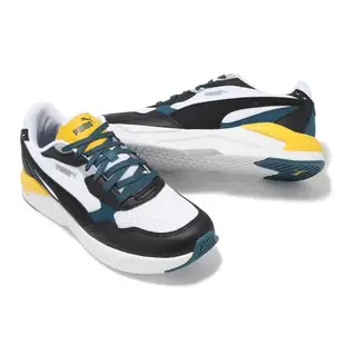 Puma 休閒鞋 X-Ray Speed Lite 男鞋 白 黑 拼接 皮革 網布 緩震 運動鞋 38463944