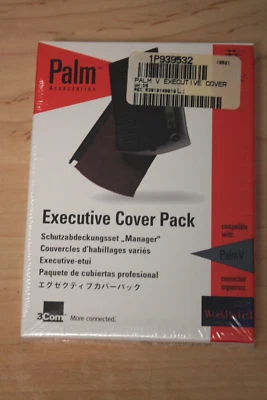 2-Palm V Handheld PDA Executive Leather Covers Black and Brown New!